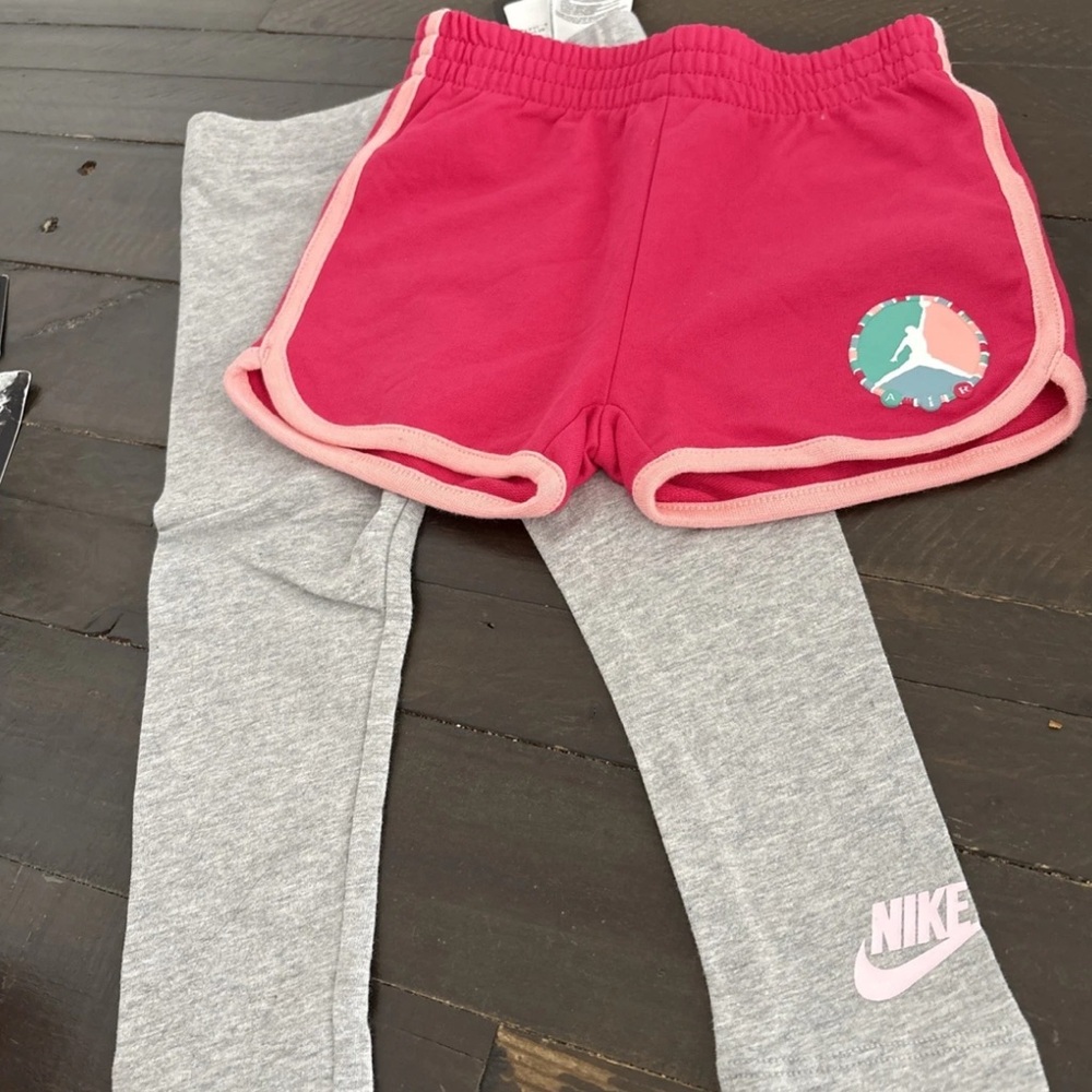 NEW Nike Toddler Girls 24M Leggings and Jordan Shorts